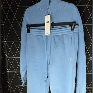 Brand new Alo Light Blue Tracksuit